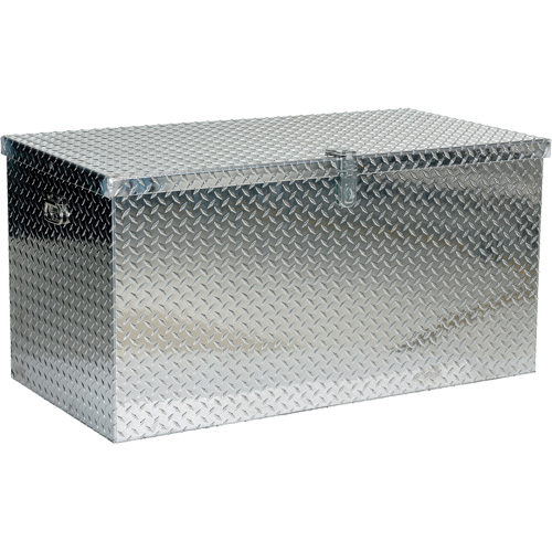 Aluminum Treadplate Portable Tool Box, 25-1/16" D x 49-1/4" W x 24" H, Silver Meunier Outillage Industriel