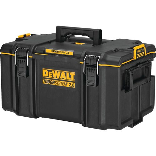 Grande boîte &agrave; outils ToughSystem 2.0, 21-3/4" x 14-3/4" x 12-3/8", Noir Meunier Outillage Industriel