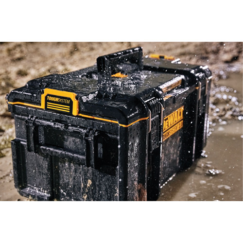 Grande boîte &agrave; outils ToughSystem 2.0, 21-3/4" x 14-3/4" x 12-3/8", Noir Meunier Outillage Industriel