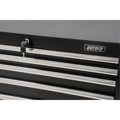 Industrial Tool Cart, 6 Drawers, 39" W x 20-4/5" D x 38-1/2" H, Black Meunier Outillage Industriel