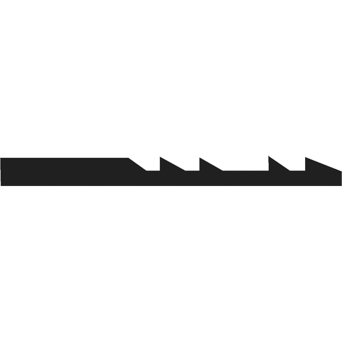 12-Piece Double Tooth Scroll Saw Blades, Scroll cutting, 0.032" W x 5" L, 23 TPI Meunier Outillage Industriel