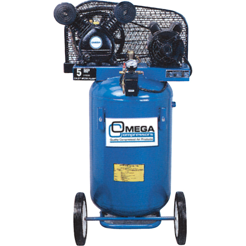 Professional Series Air Compressors, Electric, 16.6 Gal. (20 US Gal), 125 PSI, 115/1 V Meunier Outillage Industriel