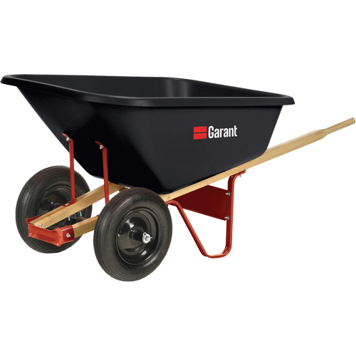 Wheelbarrow, 8 cu. Ft., Polyethylene Tray Meunier Outillage Industriel