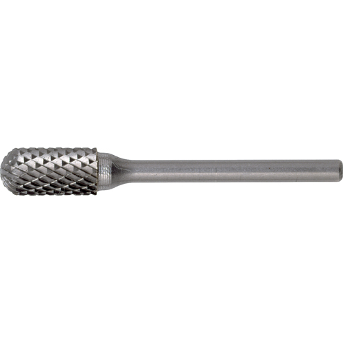 CLEVELAND Solid Carbide Burrs - Cylinder Shape with Ball Nose, SC-1, 1/4" Dia., 5/8" Depth of Cut Meunier Outillage Industriel