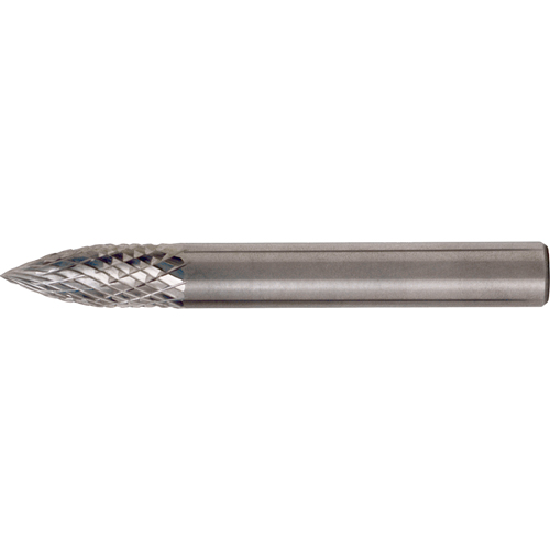 Fraises au carbure solide - Arboriforme avec extr&eacute;mit&eacute; en pointe CLEVELAND, SG-1, 1/4" dia., 1/4" Tige, 5/8" Prof. de la coupe Meunier Outillage Industriel