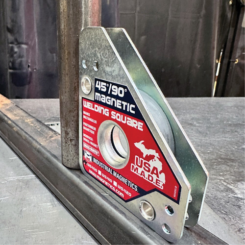 Magnetic Welding Squares, 3-3/4" L x 3/4" W x 4-3/8" H, 75 lbs. Meunier Outillage Industriel