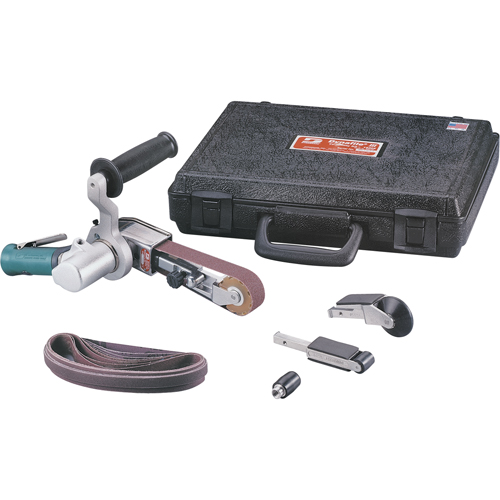 DYNAFILE&reg; III Abrasive Belt Machines, 1/4" - 1", 1/4" NPTF Meunier Outillage Industriel
