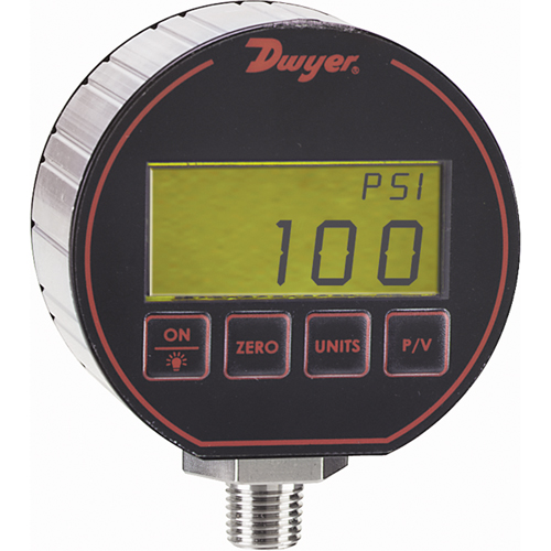 Pressure Gauge, 3" , 30 psi, Bottom Mount, Digital Meunier Outillage Industriel