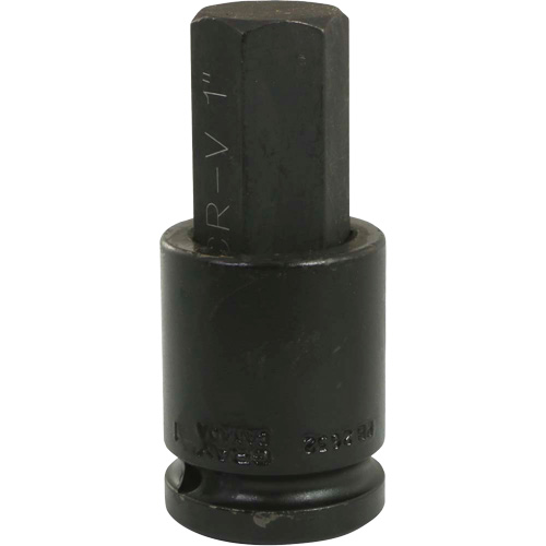 Douille longueur standard, Hexagonale, 1" x 4" lo, Prise 3/4" Meunier Outillage Industriel