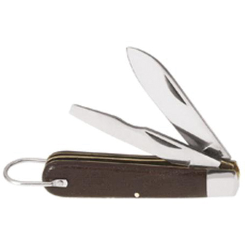 2-Blade Pocket Knife, 2-1/2" Blade, Carbon Steel Blade, Plastic Handle Meunier Outillage Industriel