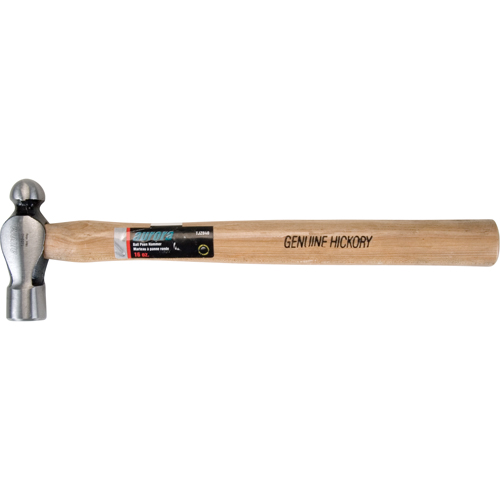 Ball Pein Hammer, 16 oz. Head Weight, Plain Face, Wood Handle Meunier Outillage Industriel