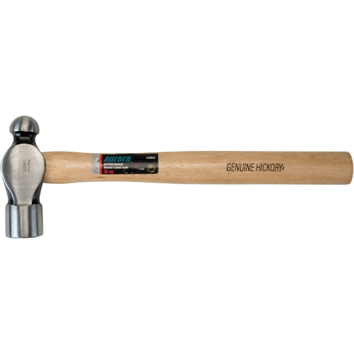 Ball Pein Hammer, 32 oz. Head Weight, Plain Face, Wood Handle Meunier Outillage Industriel