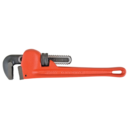 Pipe Wrench, 2" Jaw Capacity, 12" Long, Powder Coated Finish Meunier Outillage Industriel