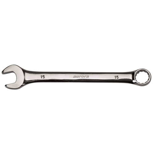 Combination Wrench, 12 Point, 16 mm, Chrome Finish Meunier Outillage Industriel