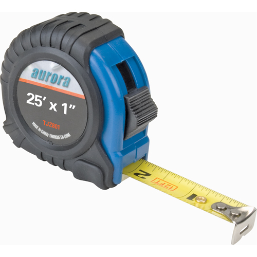 Measuring Tape, 1" x 25', in/ft. Graduations Meunier Outillage Industriel