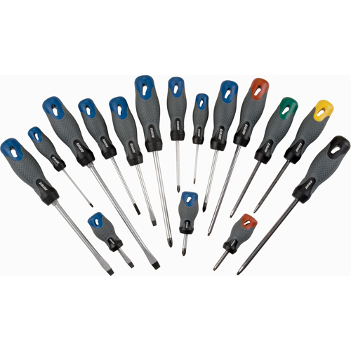 Screwdriver Set, 16 Pcs. Meunier Outillage Industriel