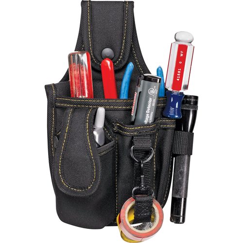 &eacute;tuis &agrave; plusieurs pochettes pour outils & t&eacute;l&eacute;phone cellulaire, Porte-outil multiple, Polyester, 4 Poches Meunier Outillage Industriel