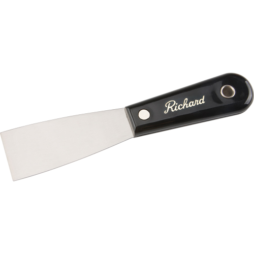 Putty Knife Stiff, Steel Blade, 1-1/2" Wide, Polypropylene Handle Meunier Outillage Industriel