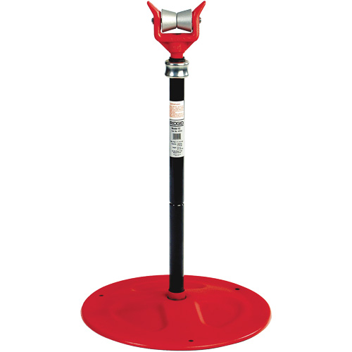 Support de tuyau ajustable no 92, 81-104 cm R&eacute;glage de la hauteur, 150 mm Capacit&eacute; max. de tuyau, 2500 lb Capacit&eacute; de charge max. Meunier Outillage Industriel