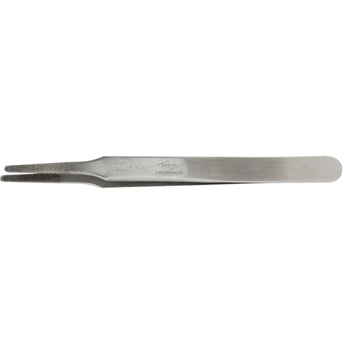 Tweezers - Flat Round Tips, Straight - 4.75" (120 mm) Meunier Outillage Industriel