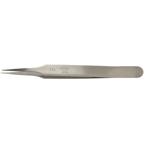 Tweezers - Pointed Tip, Straight Relieved Meunier Outillage Industriel