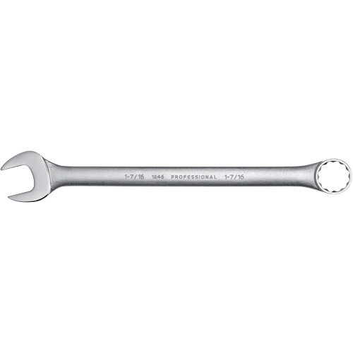 Cl&eacute; mixte, 12 pans, 1-7/16", Fini Satin Meunier Outillage Industriel