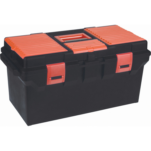 Coffres &agrave; outils en plastique, 22" la x 11" p x 10-1/2" h, Noir Meunier Outillage Industriel