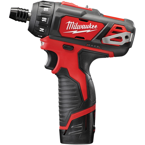 M12 Hex 2-Speed Screwdriver Kit, 1/4", 12 V, 275 in-lbs Max. Torque, Lithium-Ion Battery Meunier Outillage Industriel