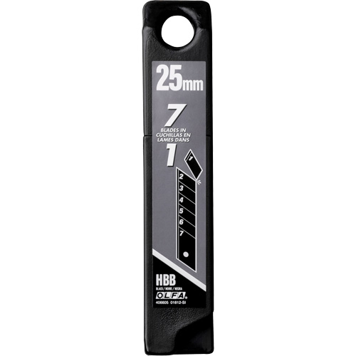 Ultra-Sharp Black Replacement Blades, Snap-Off Style Meunier Outillage Industriel