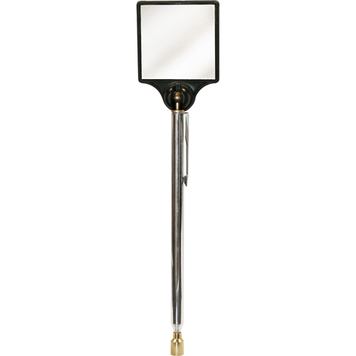 Miroir d'inspection &agrave; aimant, Carr&eacute;e, 2" lo x 2" la, T&eacute;lescopique Meunier Outillage Industriel