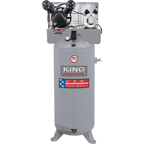 Compresseurs industriels, 50 gal. (60 gal. US) Meunier Outillage Industriel