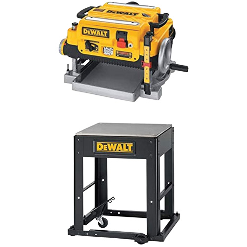 2-Speed Thickness Planer with Stand, 19-3/4" W x 22-1/2" L x 13-1/2" H, 20000 RPM No Load Speed Meunier Outillage Industriel