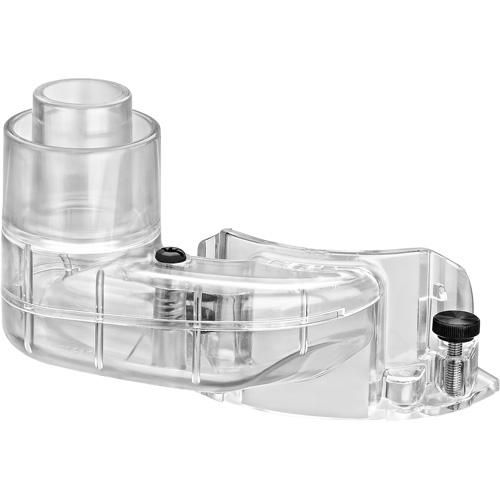 Adaptateur d'extracteur de poussi&egrave;re pour toupie &agrave; base fixe Meunier Outillage Industriel