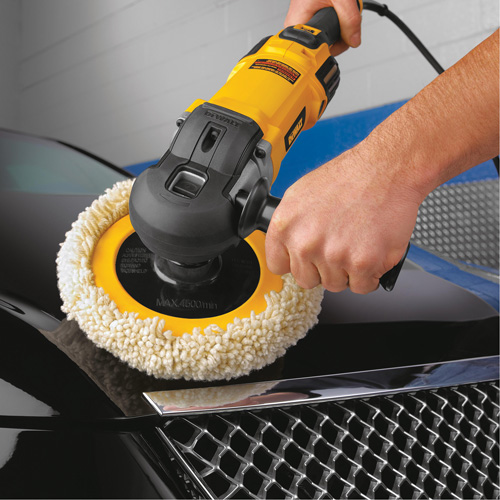 Variable Speed Polisher with Soft Start, 9"/7" Pad, 120 V, 12 A, 0-3500 RPM Meunier Outillage Industriel