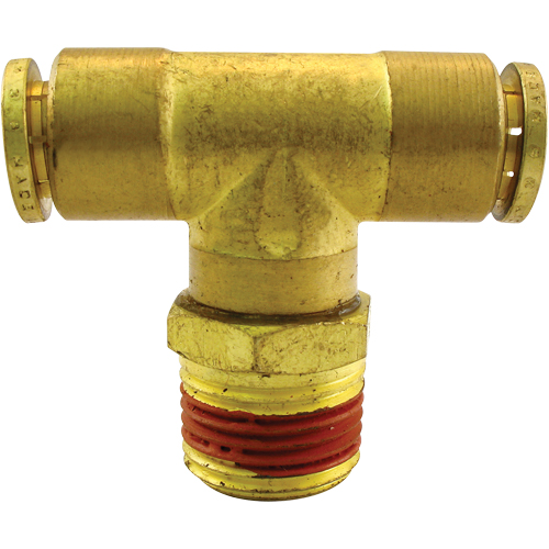 P.T.C. Swivel Male Branch Tees, Brass, 1/8" Meunier Outillage Industriel
