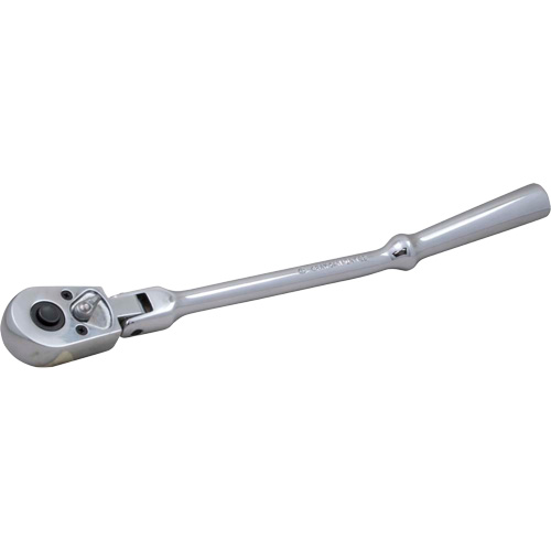 Cliquet avec t&ecirc;te flexible et manche courb&eacute; Meunier Outillage Industriel