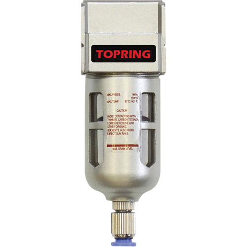 Filtreurs, Modulaire, 3/8" NPTF, Drain Semi-automatique, Pour Eau Meunier Outillage Industriel