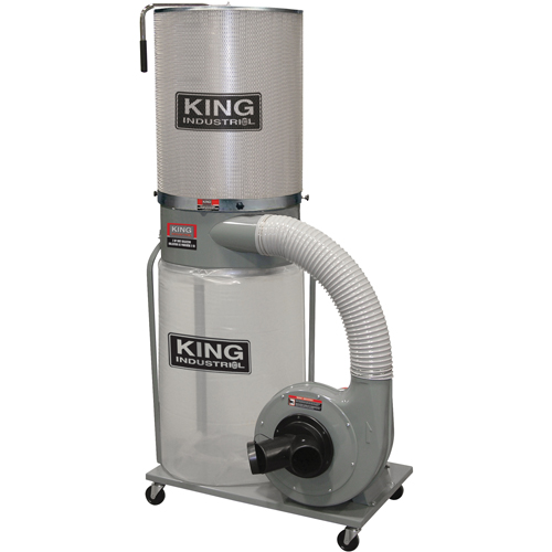 Dust Collectors with Canister Filter, 38" x 27" x 70" Meunier Outillage Industriel