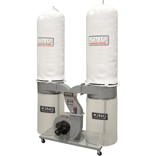 Dust Collectors, 55-1/2" x 23" x 99" Meunier Outillage Industriel