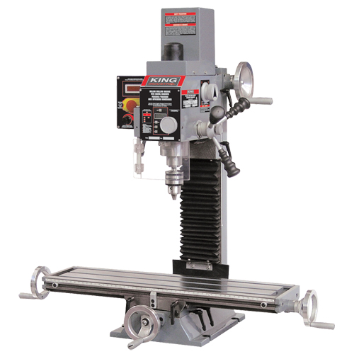 Milling Drilling Machine with Digital Readout, 2 Speeds, 5/8" Drilling Capacity Meunier Outillage Industriel