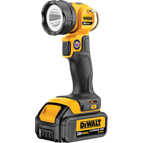 Lampe de travail Max, DEL, 110 lumens, 11 hres de fonctionnement, Bloc-pile Rechargeable, Plastique Meunier Outillage Industriel