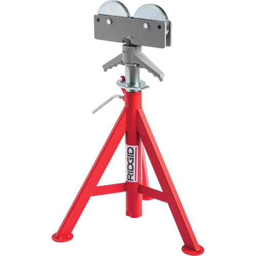 Support de tuyau pour rouleau baiss&eacute; no RJ-98, 59-104 cm R&eacute;glage de la hauteur, 12" Capacit&eacute; max. de tuyau, 1000 lb Capacit&eacute; de charge max. Meunier Outillage Industriel