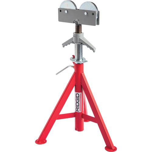 Support de tuyau pour rouleau baiss&eacute; no RJ-98, 59-104 cm R&eacute;glage de la hauteur, 12" Capacit&eacute; max. de tuyau, 1000 lb Capacit&eacute; de charge max. Meunier Outillage Industriel