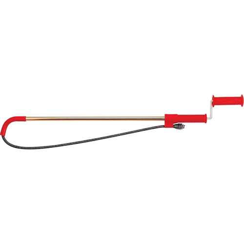 Toilet Auger No.K-6 DH with Head, Manual, Drop, 6' Cable Length Meunier Outillage Industriel