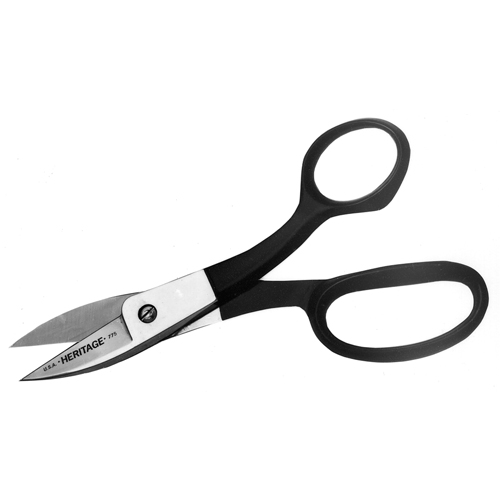 CISAILLES,LAMES LARGES,8"LONG, Longueur de coupe de 2", Poign&eacute;e Anneaux Meunier Outillage Industriel