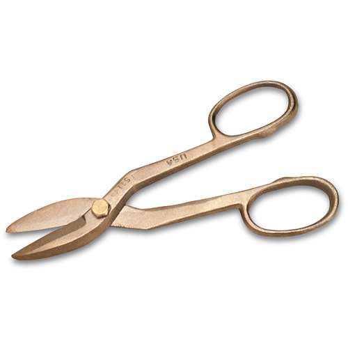 Cisailles pour feuilles m&eacute;talliques, Longueur de coupe de 2", Coupe Droit Meunier Outillage Industriel