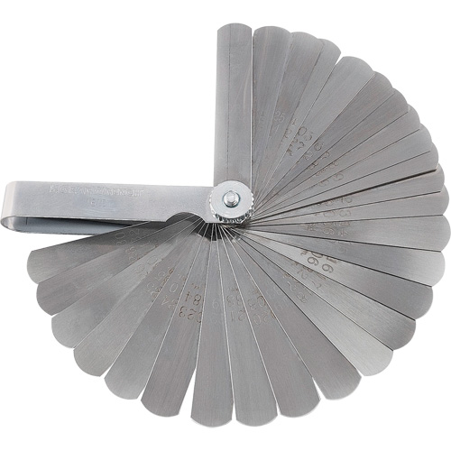 32 Blade Deluxe SAE/Metric Feeler Gauge Meunier Outillage Industriel