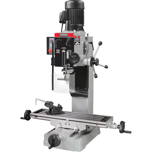 Gearhead Drilling Machine, 6 Speeds, 1-1/4" Drilling Capacity Meunier Outillage Industriel