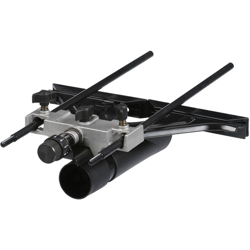 Guide de coupe pour toupie avec connexion pour aspirateur de poussi&egrave;res Meunier Outillage Industriel