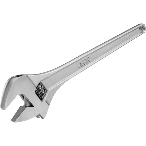 Cl&eacute; ajustable, 6" lo, la max. 3/4", Chrome Meunier Outillage Industriel